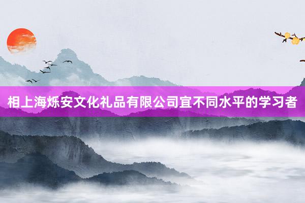 相上海烁安文化礼品有限公司宜不同水平的学习者